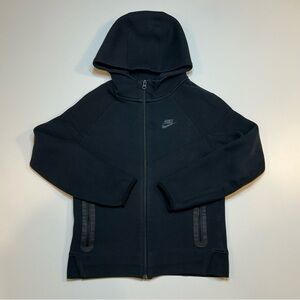 Nike Sportswear Tech Fleece Windrunner Full-Zip Hoodie Black Chevron Women’s L